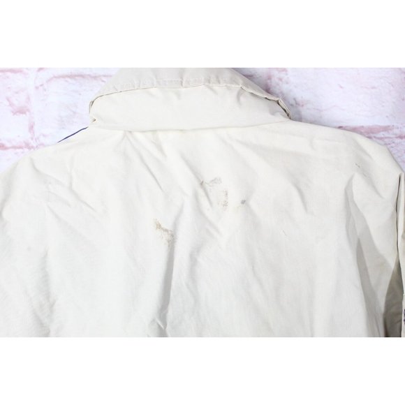 Vintage 80s Henri Lloyd Natique Sailing Multicolor Full Zip Rain Work Jacket M - Picture 11 of 11